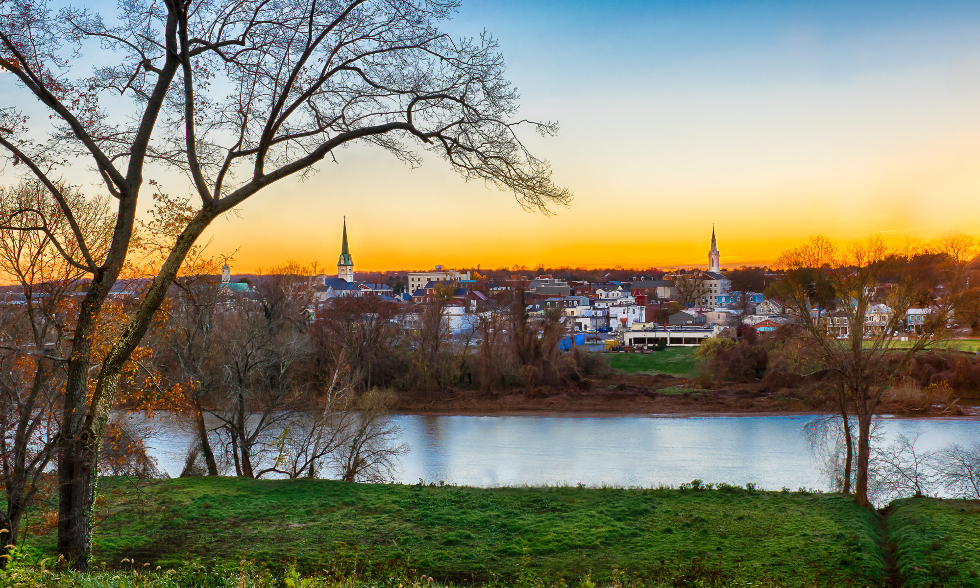 Fredericksburg Virginia cityscape
